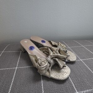 Chic Metallic Women's Mules